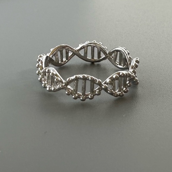 Sterling Silver DNA Infinity Band - Picture 8 of 9